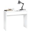 Kantoormeubelen vidaXL | Fmd Bureau Met Brede Lade 100X40X80 Cm Wit