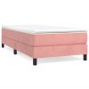 Bedden & Accessoires vidaXL | Vidaxl Boxspring Met Matras Fluweel Roze 80X200 Cm