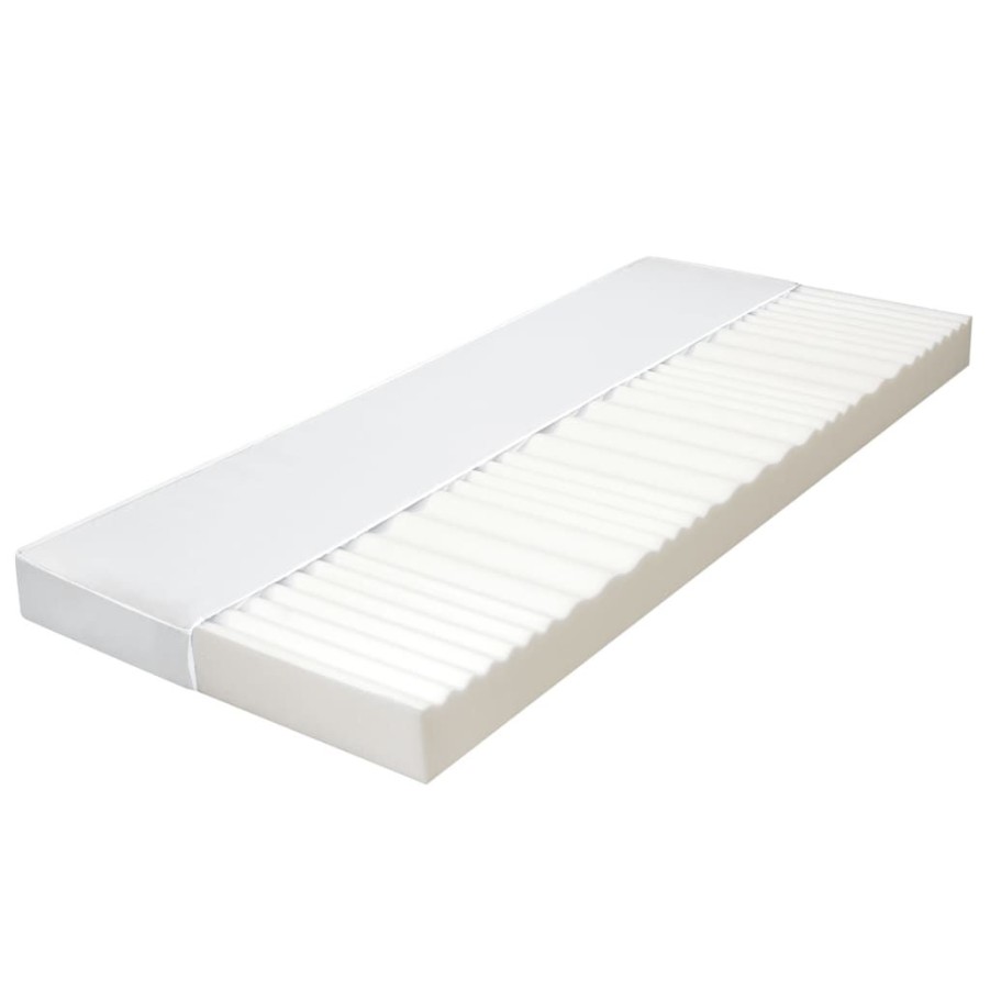 Bedden & Accessoires vidaXL | Vidaxl Matras 7 Zone 10 Cm Pu-Schuim H2 H3 80X200 Cm