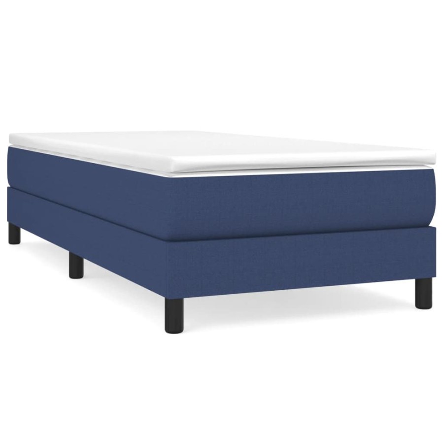 Bedden & Accessoires vidaXL | Vidaxl Boxspringframe Stof Blauw 80X200 Cm