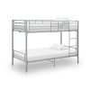 Bedden & Accessoires vidaXL | Vidaxl Stapelbed Metaal Grijs 90X200 Cm