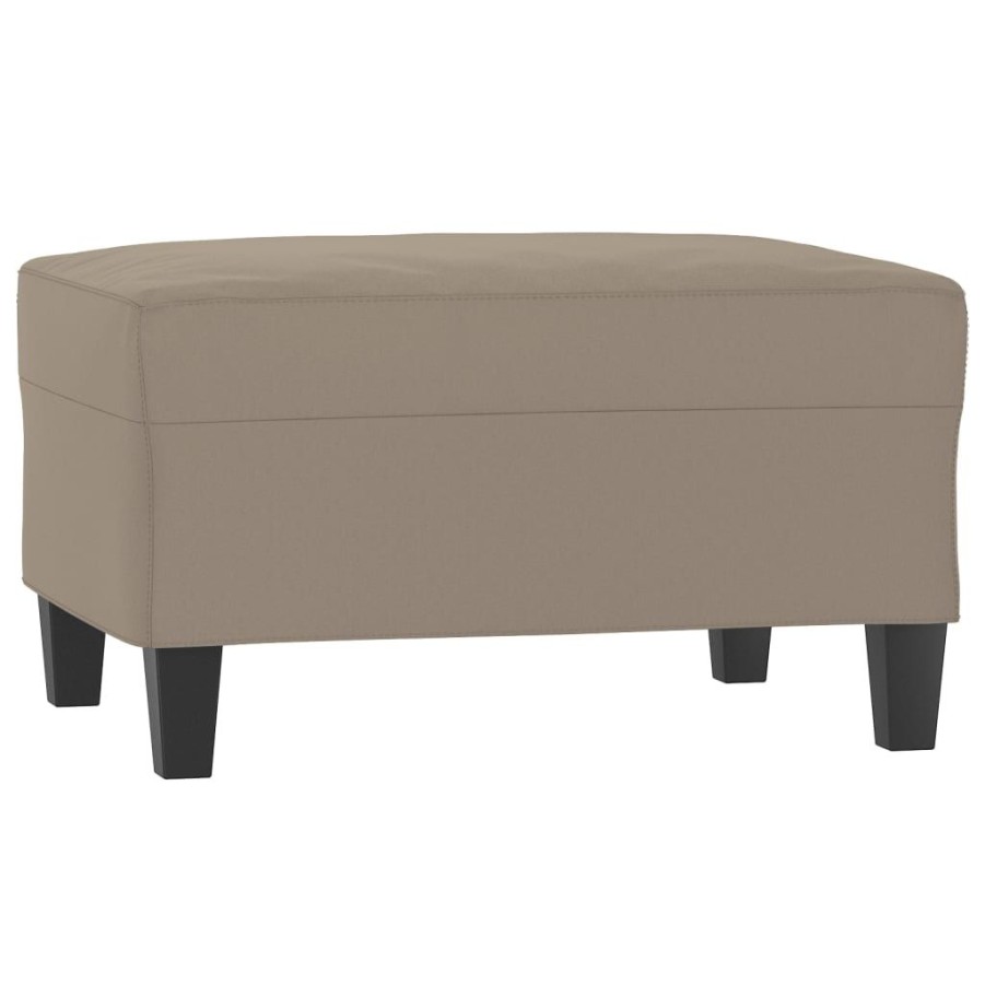 Poefs vidaXL | Vidaxl Voetenbank 70X55X41 Cm Microvezelstof Taupe