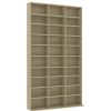 Kasten & Opbergmeubelen vidaXL | Vidaxl Cd-Kast 102X16X177,5 Cm Bewerkt Hout Sonoma Eikenkleurig