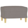 Poefs vidaXL | Vidaxl Voetenbank 60X50X41 Cm Stof Taupe