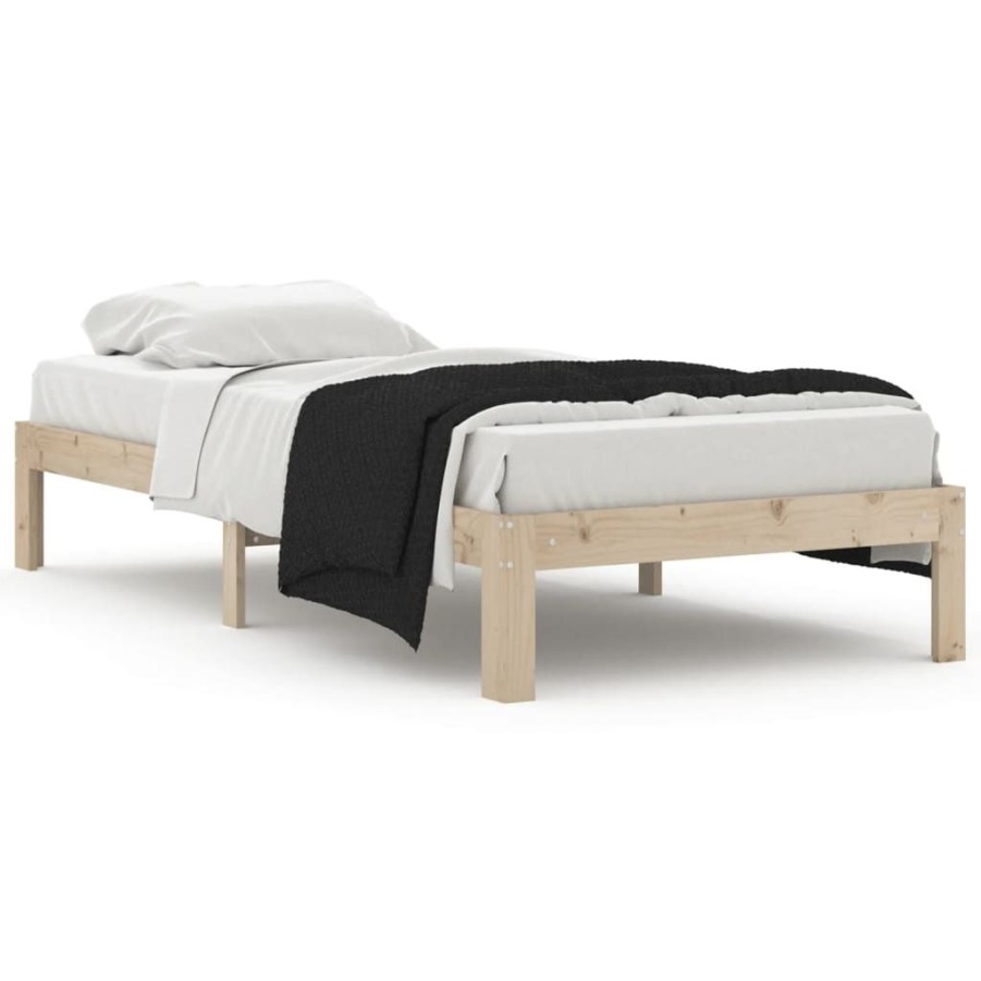 Bedden & Accessoires vidaXL | Vidaxl Bedframe Massief Grenenhout 90X200 Cm