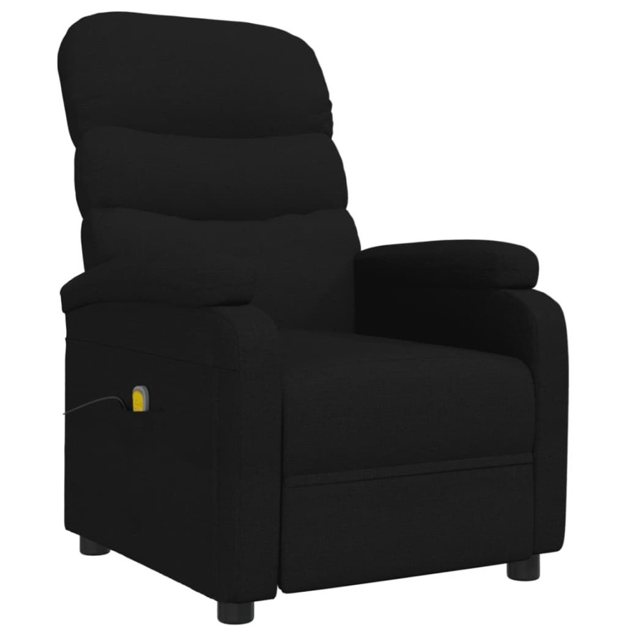 Stoelen vidaXL | Vidaxl Massagestoel Stof Zwart