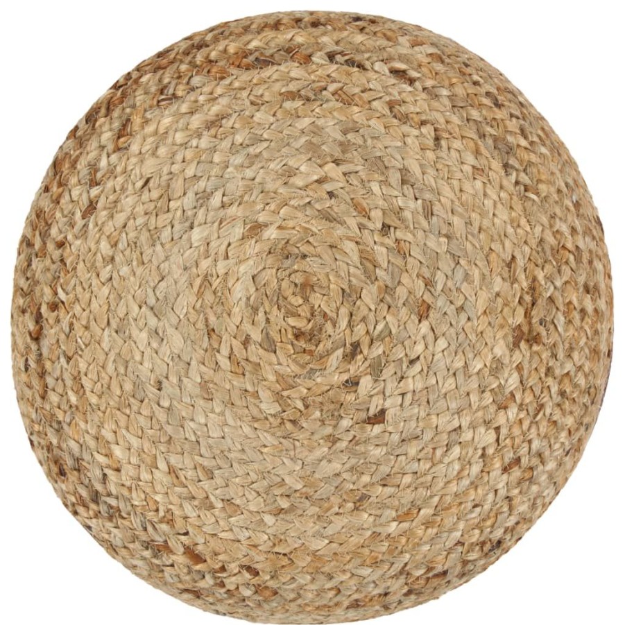 Poefs vidaXL | Vidaxl Poef Handgemaakt 40X45 Cm Jute Bruin