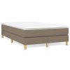 Bedden & Accessoires vidaXL | Vidaxl Boxspring Met Matras Stof Taupe 120X200 Cm