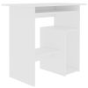 Kantoormeubelen vidaXL | Vidaxl Bureau 80X45X74 Cm Spaanplaat Wit