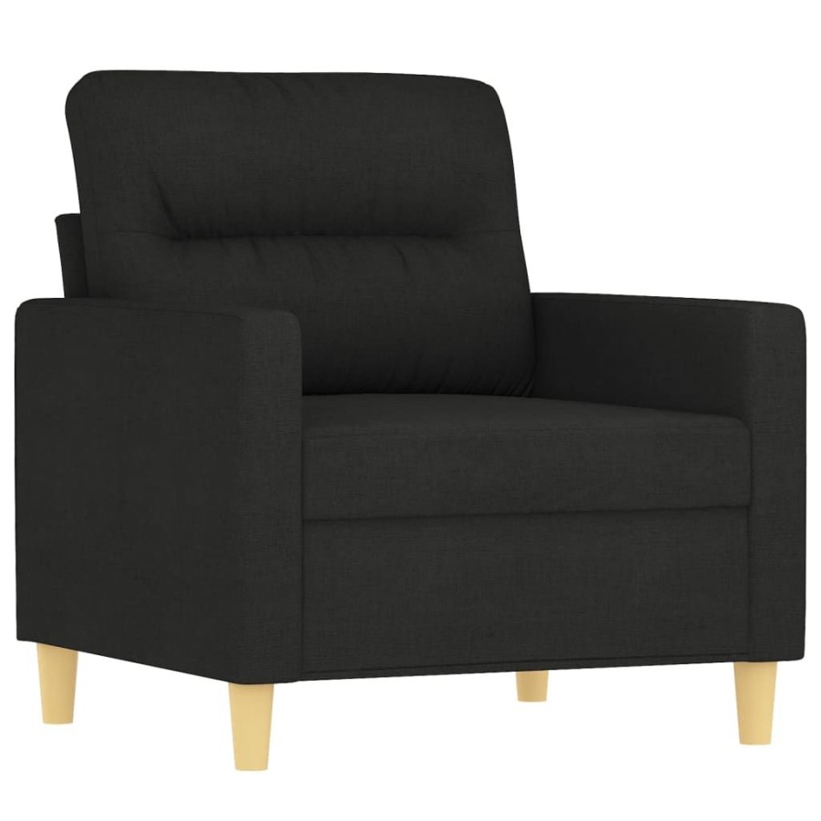 Banken vidaXL | Vidaxl Fauteuil 60 Cm Stof Zwart