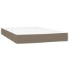 Bedden & Accessoires vidaXL | Vidaxl Pocketveringmatras 120X200X20 Cm Stof Taupe