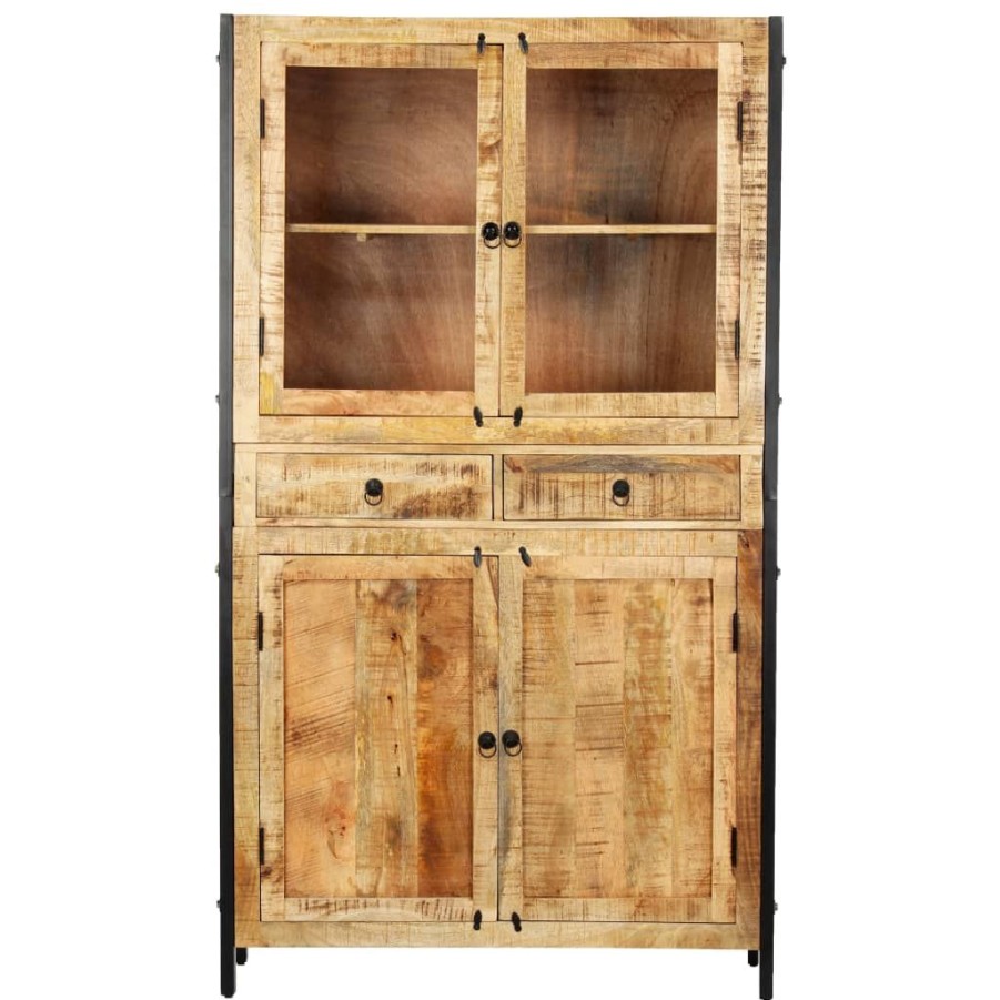 Kasten & Opbergmeubelen vidaXL | Vidaxl Hoge Kast 100X40X175 Cm Massief Mangohout