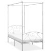 Bedden & Accessoires vidaXL | Vidaxl Hemelbedframe Metaal Wit 90X200 Cm