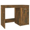 Kantoormeubelen vidaXL | Vidaxl Bureau 100X50X76 Cm Bewerkt Hout Gerookt Eikenkleurig