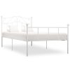 Bedden & Accessoires vidaXL | Vidaxl Bedframe Metaal Wit 90X200 Cm