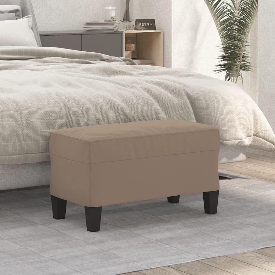 Bankjes vidaXL | Vidaxl Bankje 70X35X41 Cm Microvezelstof Taupe