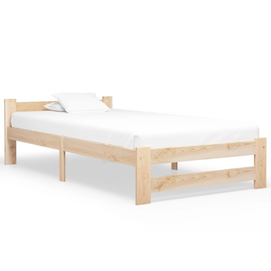 Bedden & Accessoires vidaXL | Vidaxl Bedframe Massief Grenenhout 90X200 Cm