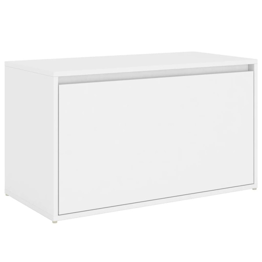 Bankjes vidaXL | Vidaxl Halbank 80X40X45 Cm Spaanplaat Wit