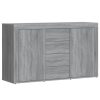 Kasten & Opbergmeubelen vidaXL | Vidaxl Dressoir 120X36X69 Cm Bewerkt Hout Grijs Sonoma Eikenkleurig