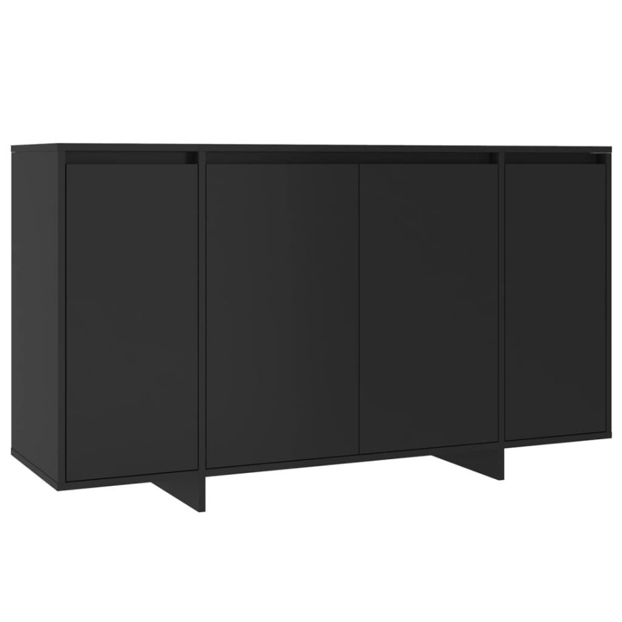 Kasten & Opbergmeubelen vidaXL | Vidaxl Dressoir 135X41X75 Cm Spaanplaat Zwart