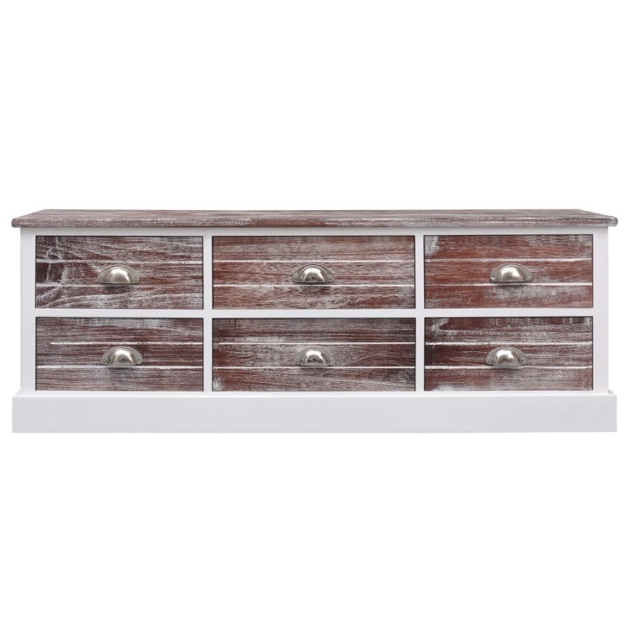 Bankjes vidaXL | Vidaxl Halbankje 115X30X40 Cm Hout Bruin