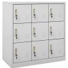 Kasten & Opbergmeubelen vidaXL | Vidaxl Lockerkast 90X45X92,5 Cm Staal Lichtgrijs