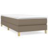 Bedden & Accessoires vidaXL | Vidaxl Boxspringframe Stof Taupe 80X200 Cm