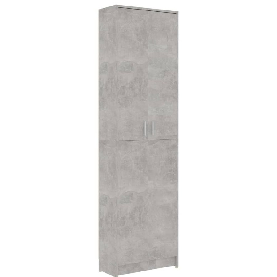 Kasten & Opbergmeubelen vidaXL | Vidaxl Gangkast 55X25X189 Cm Spaanplaat Betongrijs