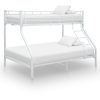 Bedden & Accessoires vidaXL | Vidaxl Stapelbedframe Metaal Wit 140X200 Cm/90X200 Cm