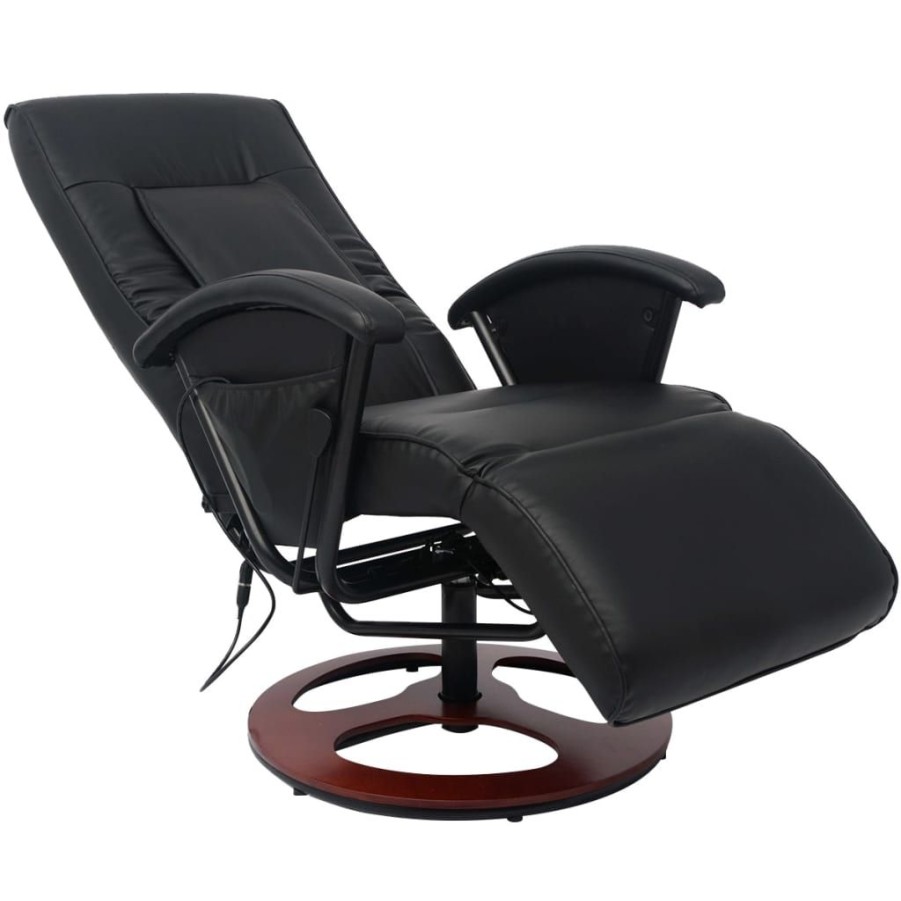 Stoelen vidaXL | Vidaxl Shiatsu Massagestoel Kunstleer Zwart