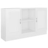 Kasten & Opbergmeubelen vidaXL | Vidaxl Dressoir 120X30,5X70 Cm Spaanplaat Hoogglans Wit