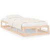 Bedden & Accessoires vidaXL | Vidaxl Bedframe Massief Hout 75X190 Cm 2Ft6 Small Single