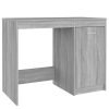 Kantoormeubelen vidaXL | Vidaxl Bureau 100X50X76 Cm Bewerkt Hout Grijs Sonoma Eikenkleurig