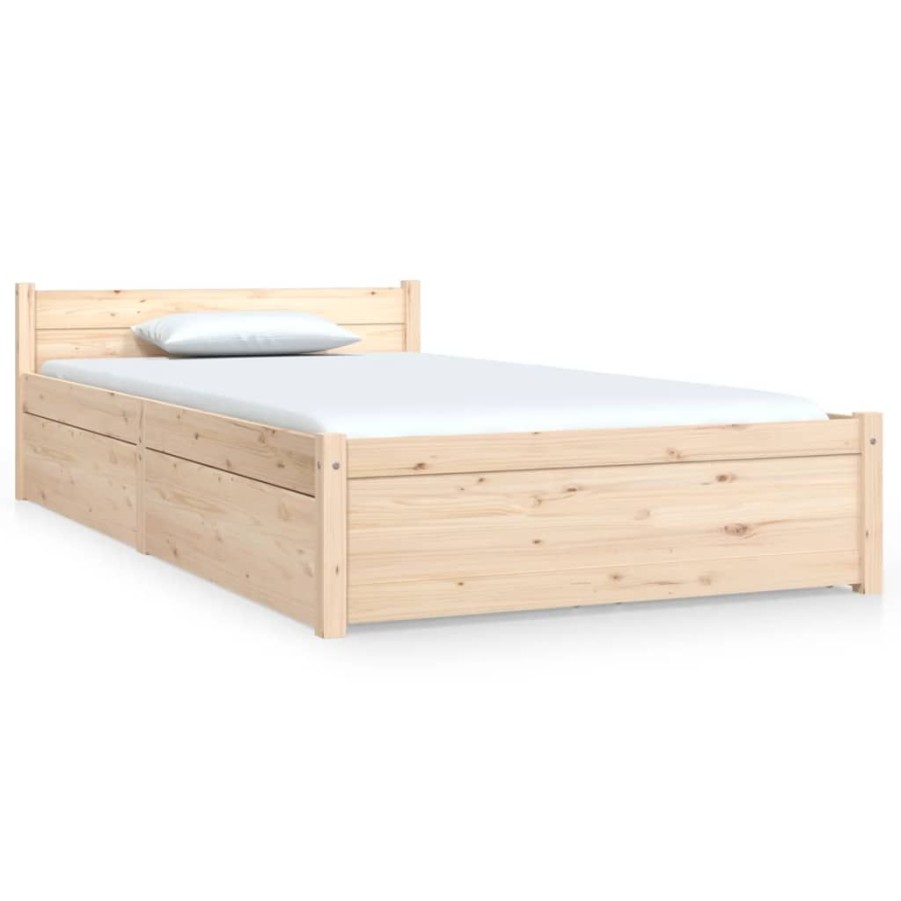 Bedden & Accessoires vidaXL | Vidaxl Bedframe Met Lades 100X200 Cm