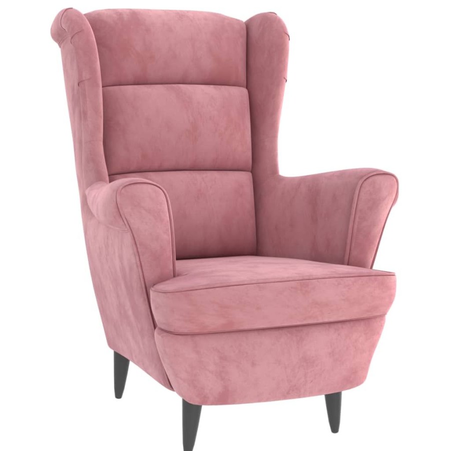 Stoelen vidaXL | Vidaxl Fauteuil Fluweel Roze