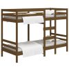 Bedden & Accessoires vidaXL | Vidaxl Stapelbed Massief Grenenhout Honingbruin 75X190 Cm