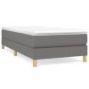 Bedden & Accessoires vidaXL | Vidaxl Boxspringframe Stof Donkergrijs 80X200 Cm