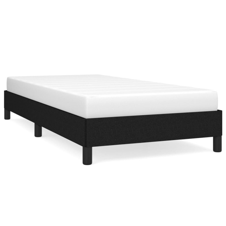 Bedden & Accessoires vidaXL | Vidaxl Bedframe Stof Zwart 80X200 Cm