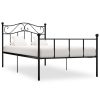 Bedden & Accessoires vidaXL | Vidaxl Bedframe Metaal Zwart 90X200 Cm